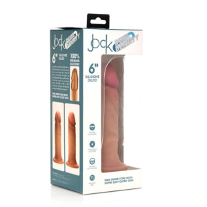 Jock Dual Density Silicone Dildo 6in Lig