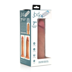 Jock Dual Density Silicone Dildo 7in Lig