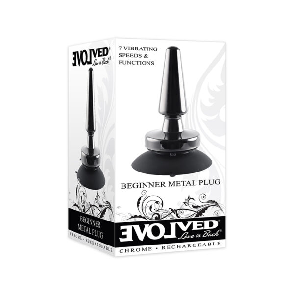 Evolved BeginMetalPlugVibeWSuctCup Blk