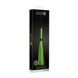 Ouch GITD Flogger Neon Green