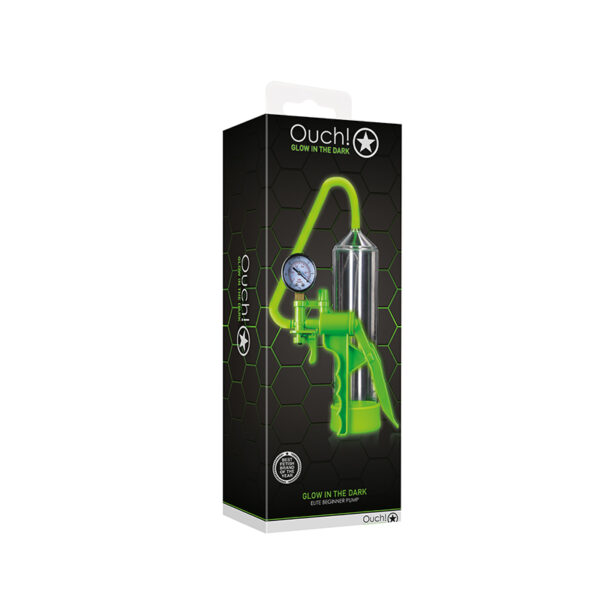 Ouch GITD Elite Beginner Pump NeonGreen