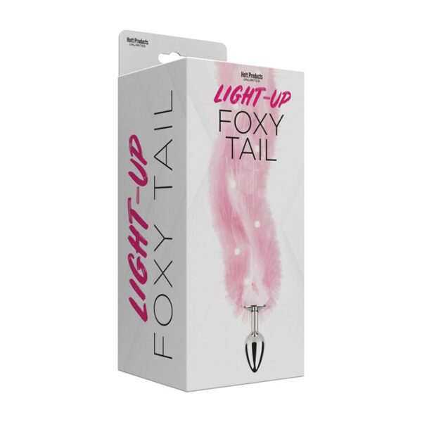 Foxy Tail Light Up Faux Fur Butt Plug Pk