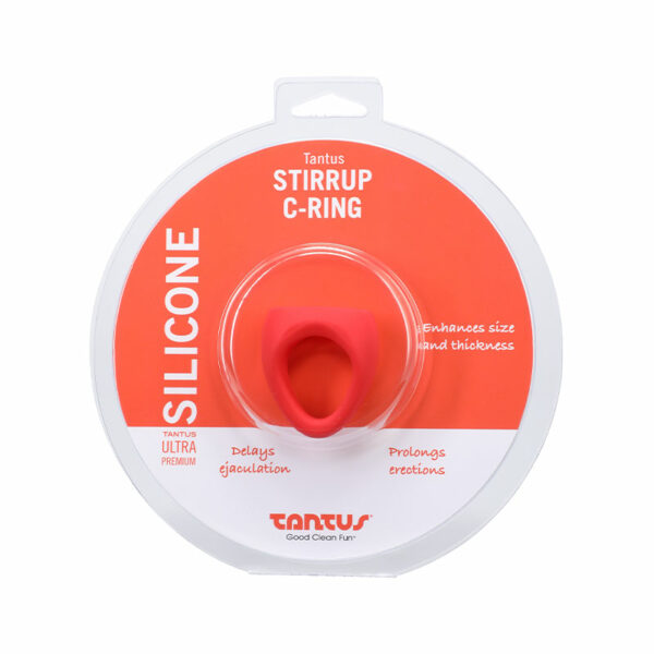 Tantus Stirrup C-Ring CockBallSling Red