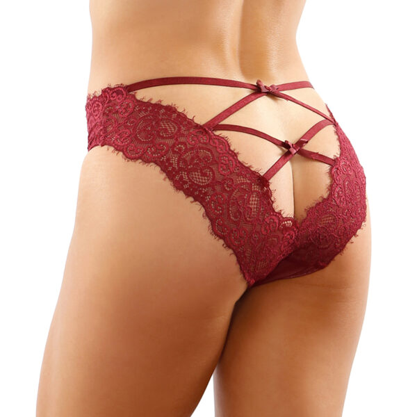 Ivy Lace Bikini w Lattice Back Grnt LXL