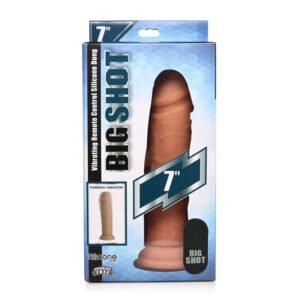 Big Shots 7in Vib Dildo W/O Ball Remote