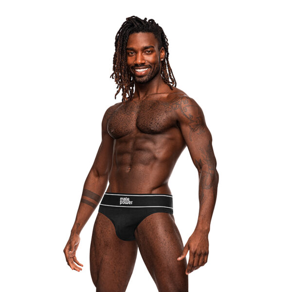MP Modal Rib Bong Thong Black SM