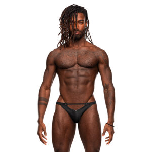 MP Magnificence Micro V Thong Black SM