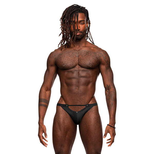 MP Magnificence Micro V Thong Black LXL