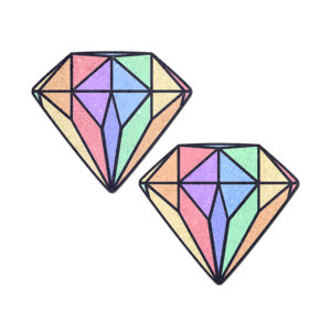 Pastease PastelRnbw Diamond NipplePasty