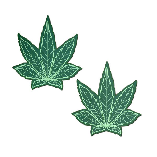 Pastease Green Weed Nipple Pasties