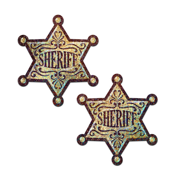 Pastease GlttrGld SheriffStr NpplePasty