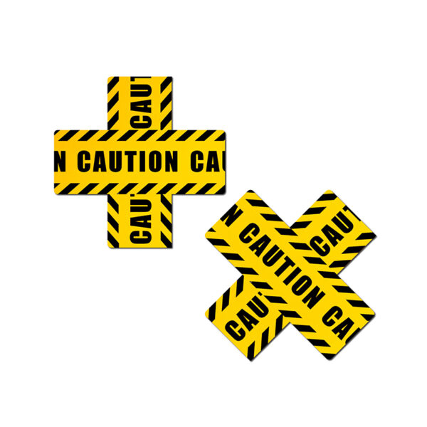 Pastease Crossed Caution Tape Pasties