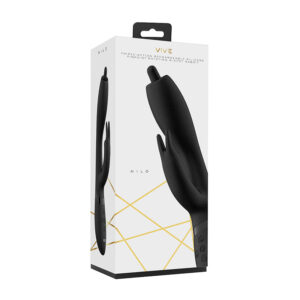 VIVE NILO Pinpoint Rabbit Vibrator Black