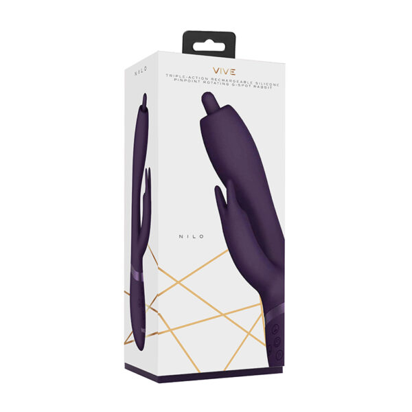 VIVE NILO Pinpoint Rabbit Vibrator Pur