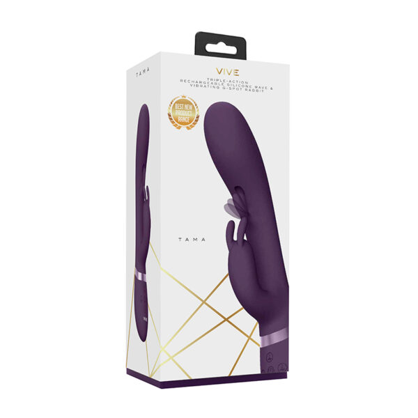 VIVE TAMA Wave Rabbit Vibrator Purple