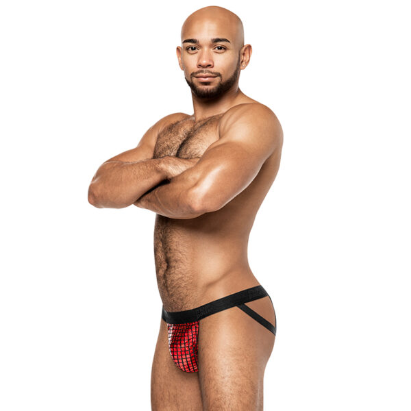 MP DiscoDesire StrappyRingJock BlkRed SM