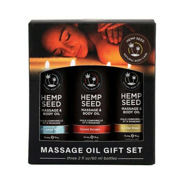 EB Hemp Seed Massage Oil Summer 2023 Set