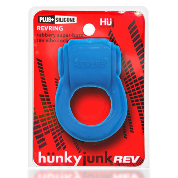 Hunkyjunk Revring Ring w/Vib Teal w/Bk