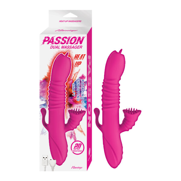 Passion Dual Massager Heat Up Pink