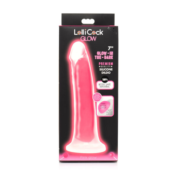 Lollicock G.I.T.D Silicone Dildo 7in Pin