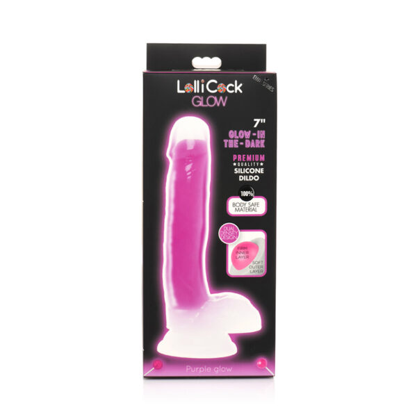 Lollicock G.I.T.D Sil Dild W/Ball 7in Pu