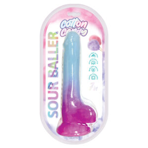 Cotton Candy Sour Ball Sil Dil 6in Aq/Pu