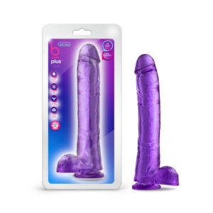 B Yours Plus Hefty n Hung 14in Purple