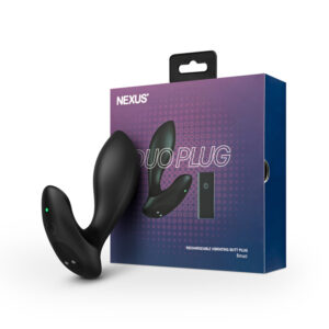 Nexus Duo Anal Plug w/Remote Black