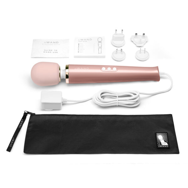 Le Wand Plugin Massager Rose Gold
