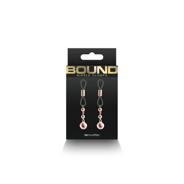 Bound Nipple Clamps D1 Rose Gold