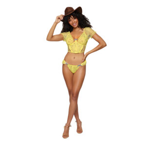 DG Bustier & G-String Citrus XL