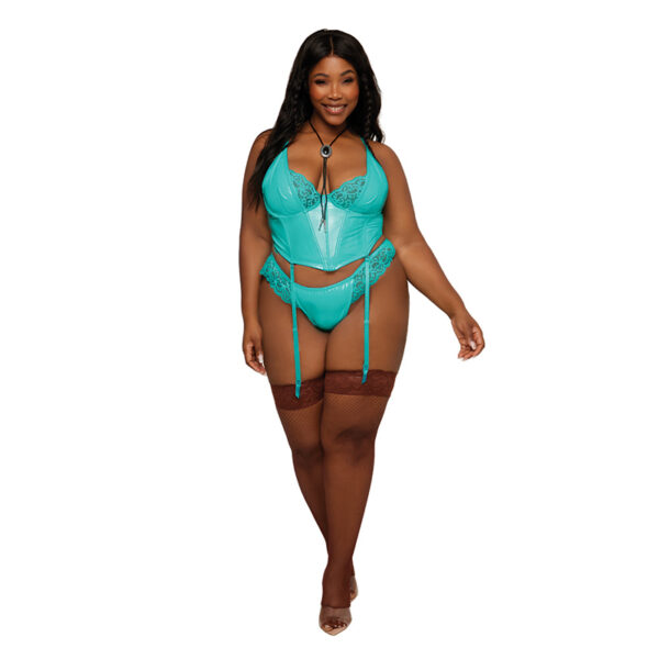 DG Bustier & G-String Ocean 1XL