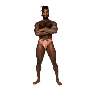 MP Rude Awakening Strap Thong Orange S/M