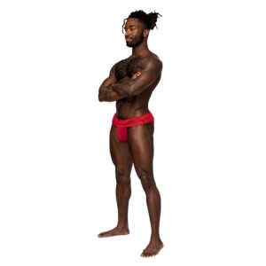 MP Sassy Lace Skirt Jock Red L/XL