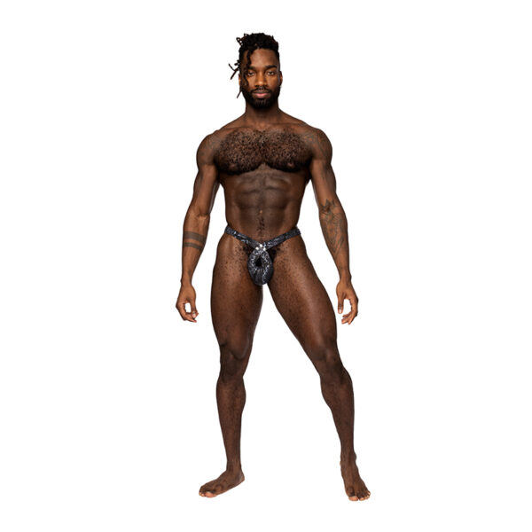 MP Snaked Criss Cross Thong Blk/Blu SM