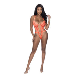 MS Rude Awakening Strappy Teddy Oran LXL