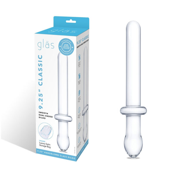 Glas Classic 9.25in Smooth DualEnd Dildo