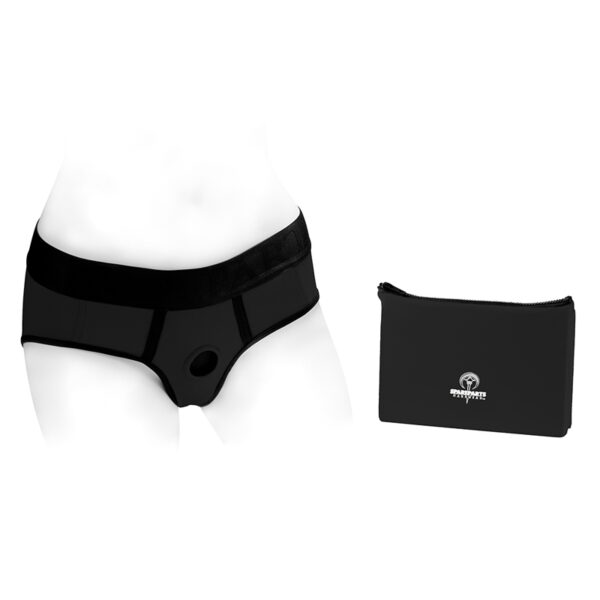 SpareParts Tomboi Nylon Briefs Blk XXS