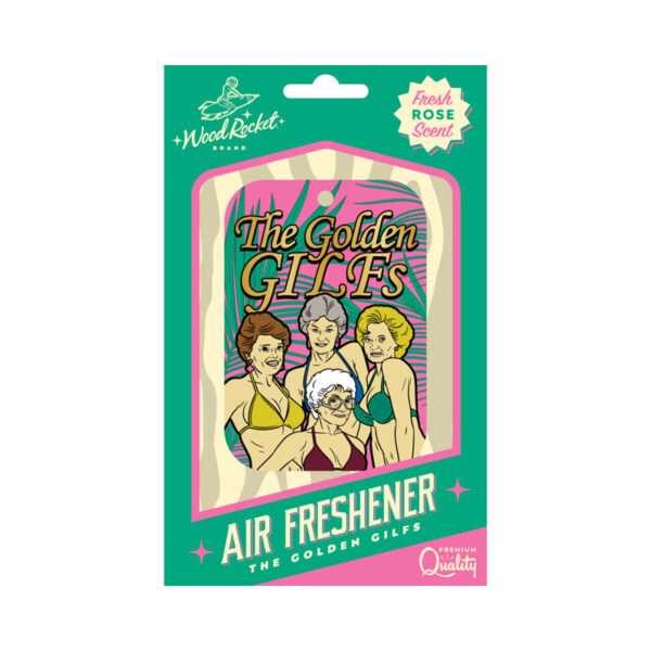Wood Rocket Air Freshener Golden GILFS