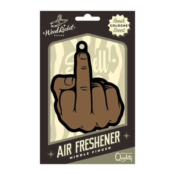Wood Rocket Air Freshener Mid Finger Br