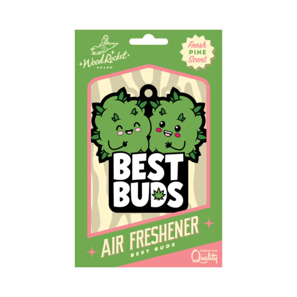 Wood Rocket Air Freshener Best Buds