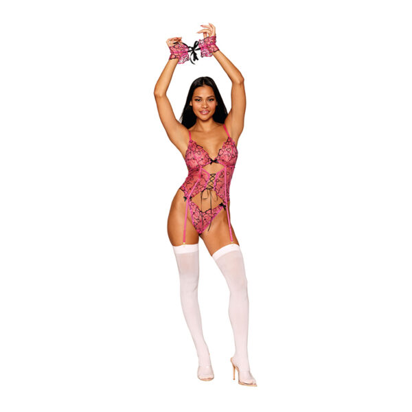 DG Bustier GString & Restraints Peony OS