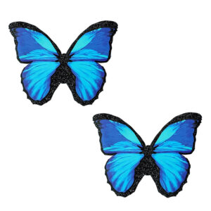 Neva Nude Pasty Butterfly Bl/Bk Glitter