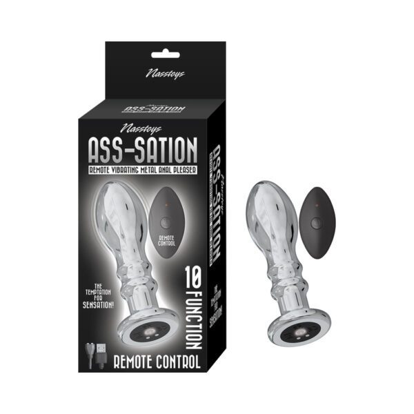 Ass-Sation RC Vib Metal Anal Pleaser Sil