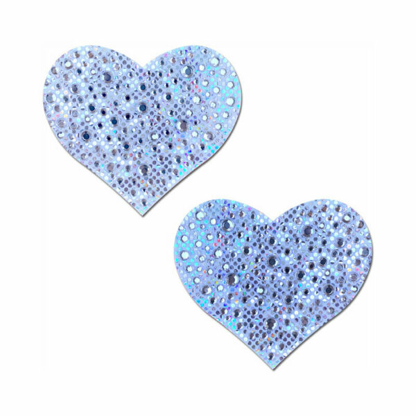 Pastease Crystal Sparkling Heart Silver