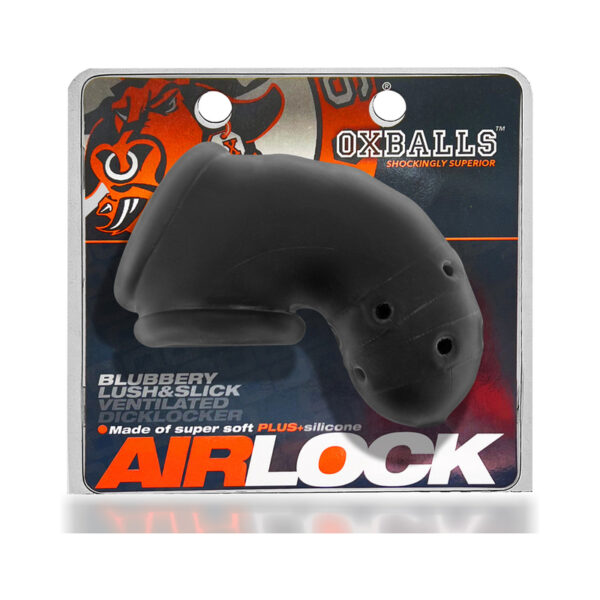 OxBalls Airlock Air-Lit Vent Chast Bk Ic