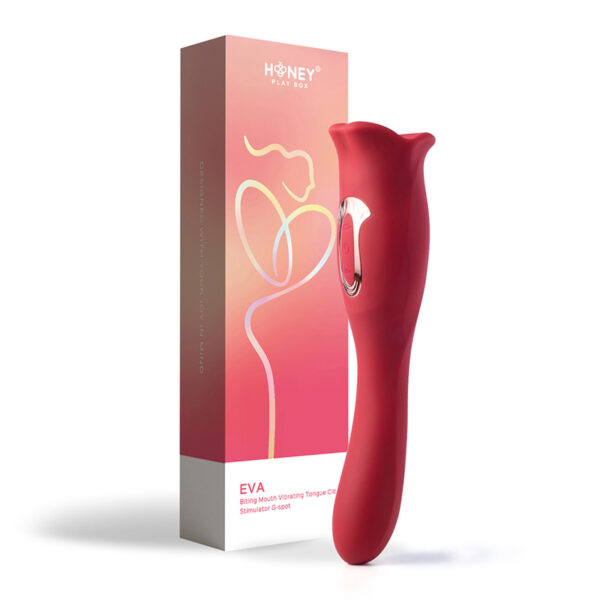 Eva Sucking Mouth Vibrator Red
