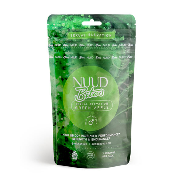 NUUD BITES Male Gummies Sour Apple