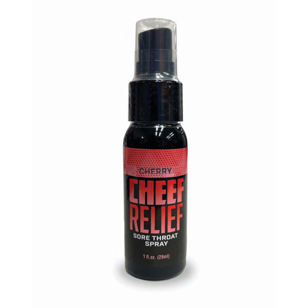 Cheef Relief Throat Spray Cherry 1oz