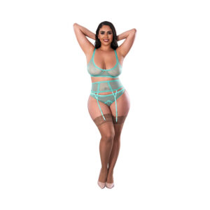 MS Soft Petals BraletWaistCnchPnty Aq Q
